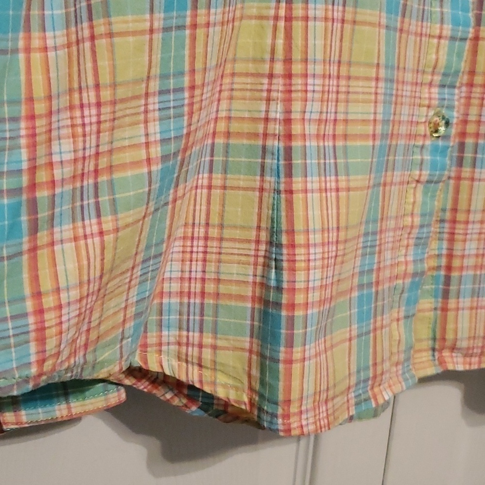 Twenty X Women's Tailored Fit Plaid Button Down Shirt Size Large - Picture 6 of 14